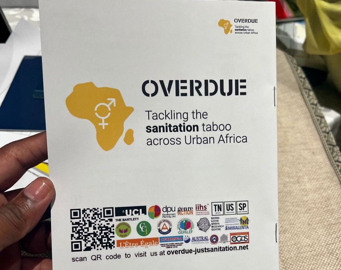 OVERDUE: Rastreamento do tabu em Saneamento na África urbana.